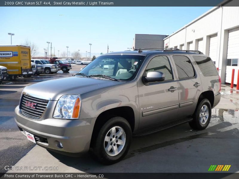 Steel Gray Metallic / Light Titanium 2009 GMC Yukon SLT 4x4