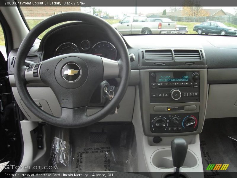 Black / Gray 2008 Chevrolet Cobalt LT Sedan