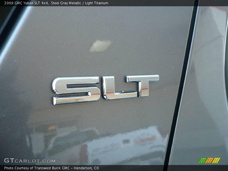 Steel Gray Metallic / Light Titanium 2009 GMC Yukon SLT 4x4