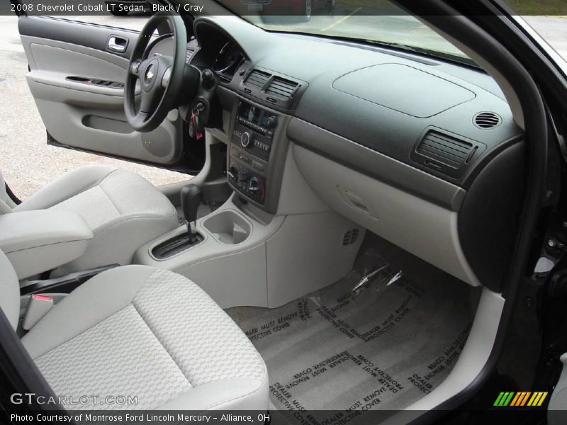 Black / Gray 2008 Chevrolet Cobalt LT Sedan