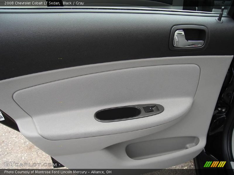 Black / Gray 2008 Chevrolet Cobalt LT Sedan
