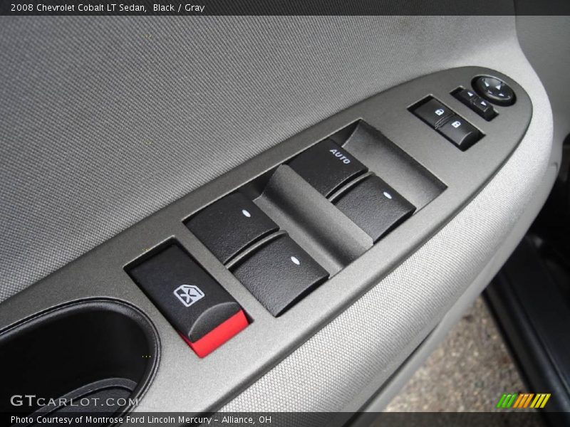 Black / Gray 2008 Chevrolet Cobalt LT Sedan