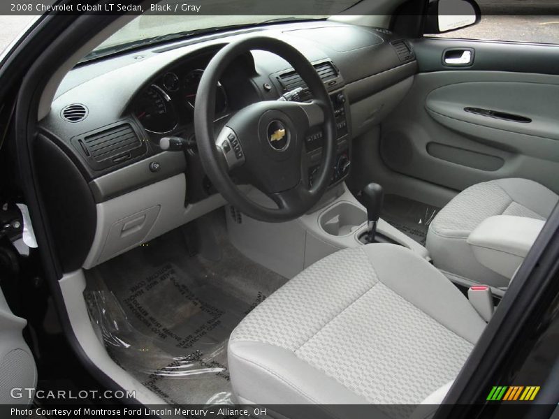 Black / Gray 2008 Chevrolet Cobalt LT Sedan