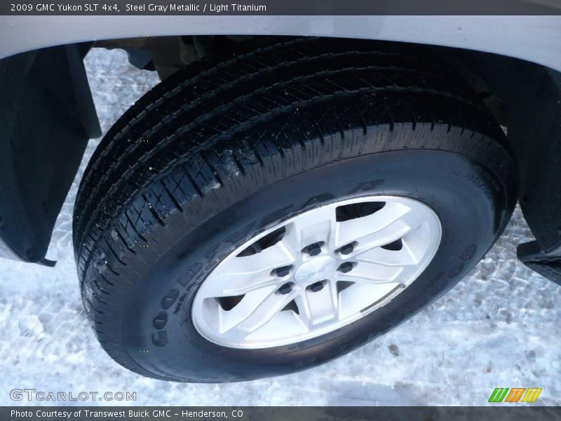 Steel Gray Metallic / Light Titanium 2009 GMC Yukon SLT 4x4