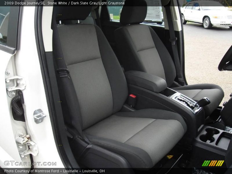 Stone White / Dark Slate Gray/Light Graystone 2009 Dodge Journey SE