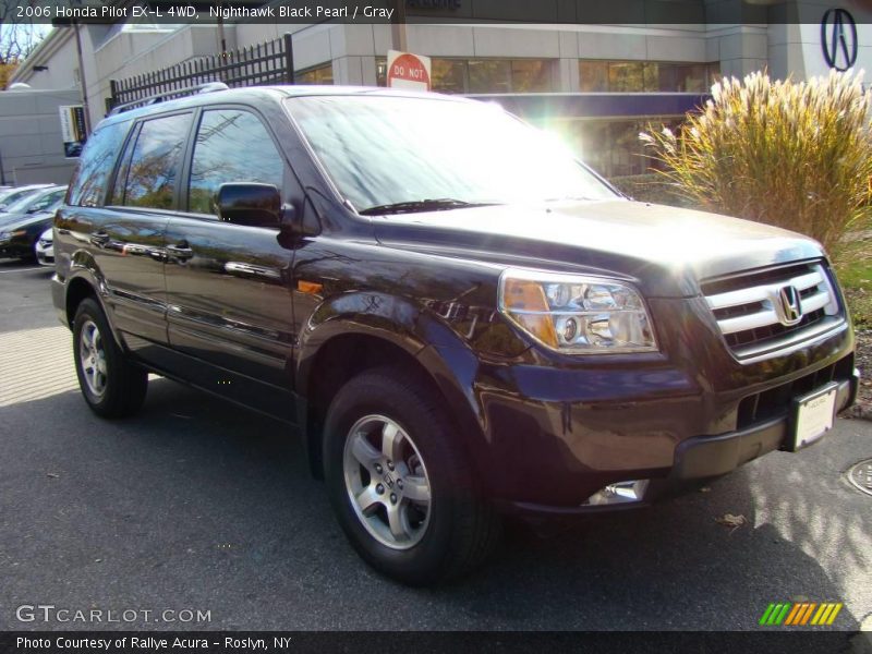 Nighthawk Black Pearl / Gray 2006 Honda Pilot EX-L 4WD