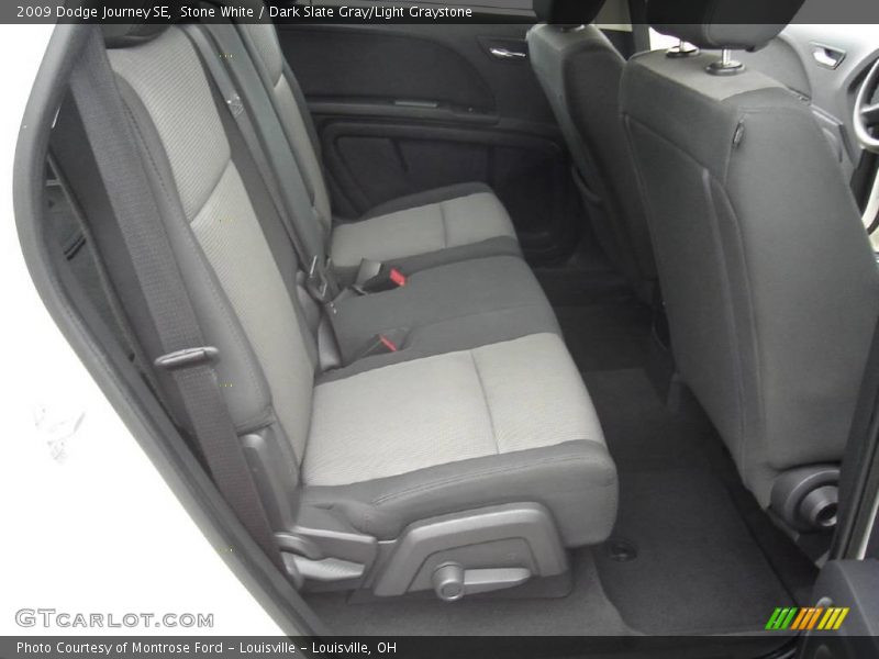 Stone White / Dark Slate Gray/Light Graystone 2009 Dodge Journey SE