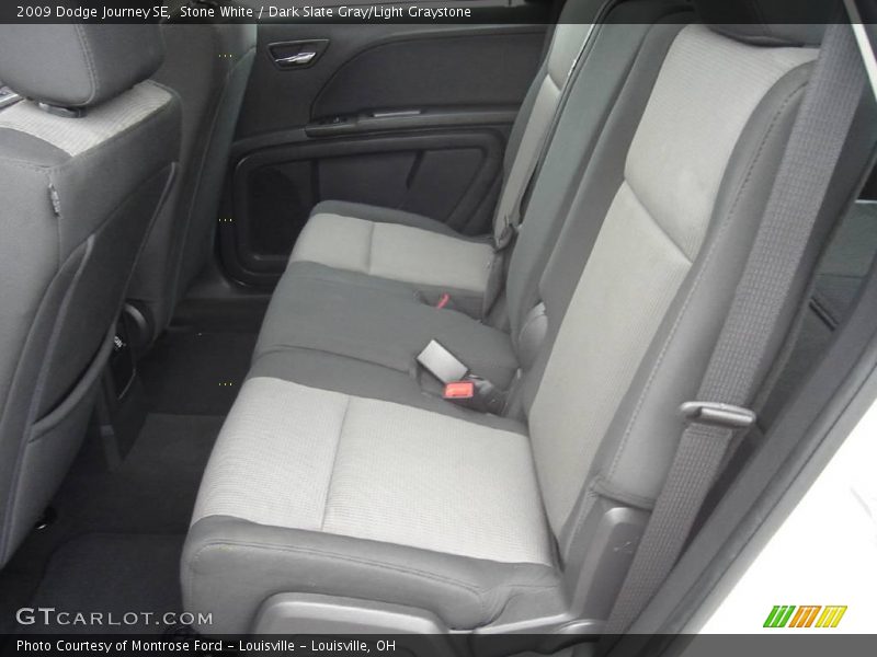 Stone White / Dark Slate Gray/Light Graystone 2009 Dodge Journey SE