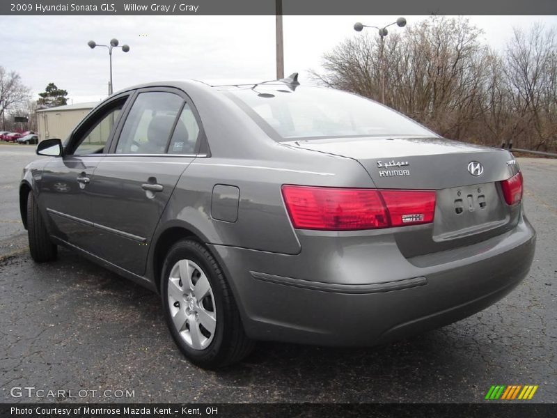 Willow Gray / Gray 2009 Hyundai Sonata GLS