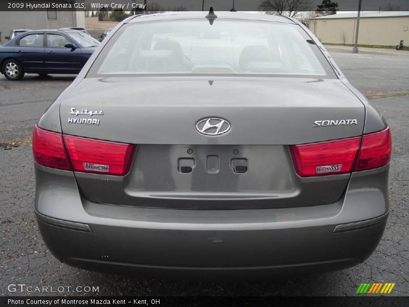 Willow Gray / Gray 2009 Hyundai Sonata GLS