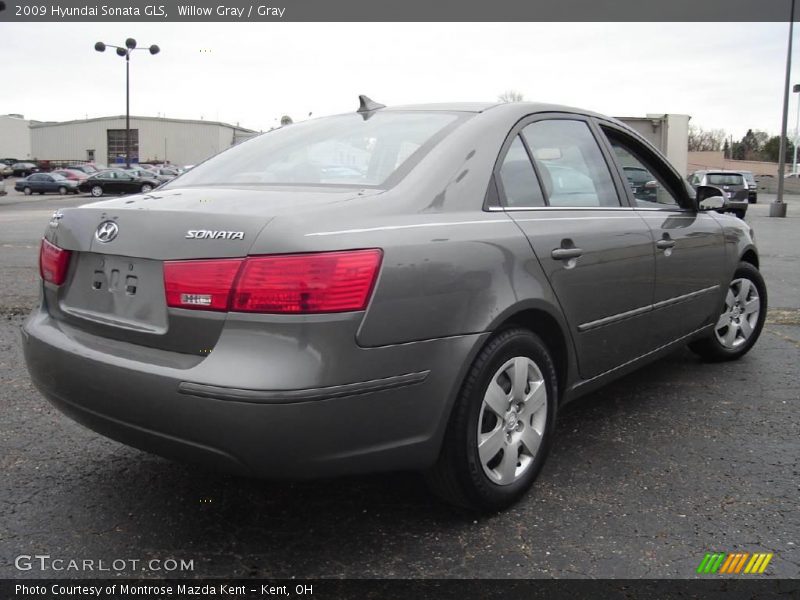 Willow Gray / Gray 2009 Hyundai Sonata GLS