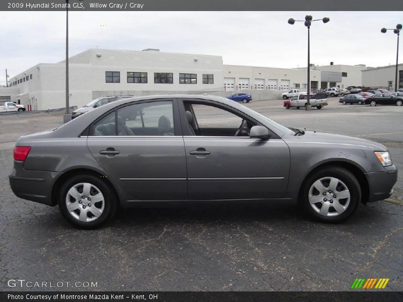 Willow Gray / Gray 2009 Hyundai Sonata GLS