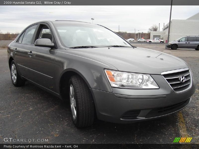 Willow Gray / Gray 2009 Hyundai Sonata GLS