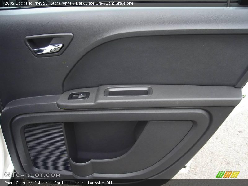 Stone White / Dark Slate Gray/Light Graystone 2009 Dodge Journey SE