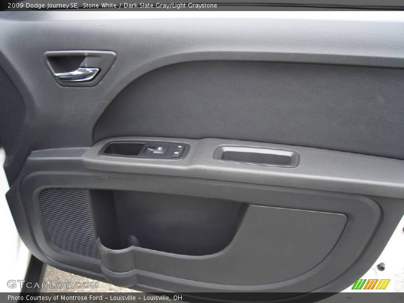 Stone White / Dark Slate Gray/Light Graystone 2009 Dodge Journey SE