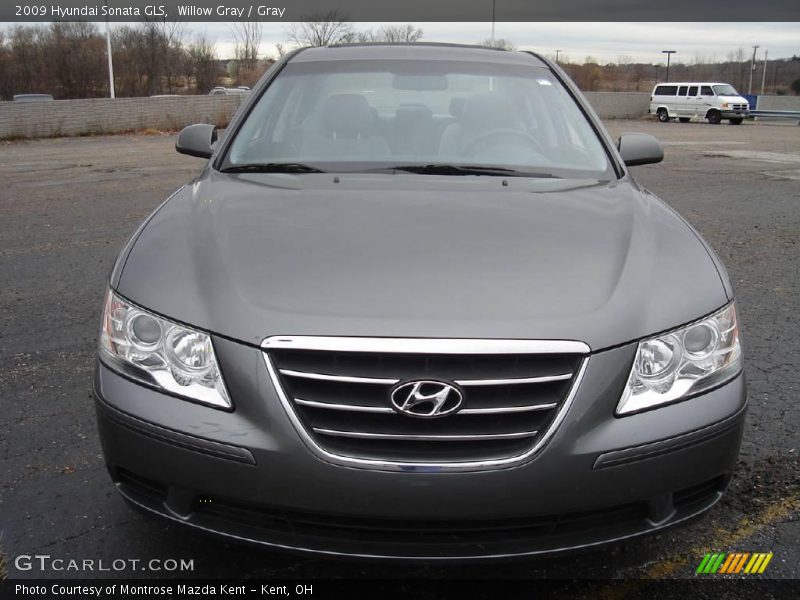 Willow Gray / Gray 2009 Hyundai Sonata GLS