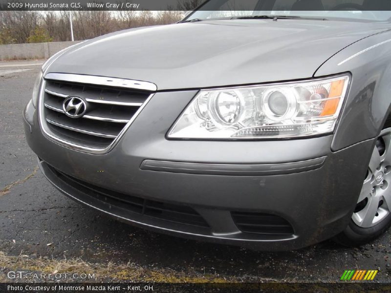 Willow Gray / Gray 2009 Hyundai Sonata GLS