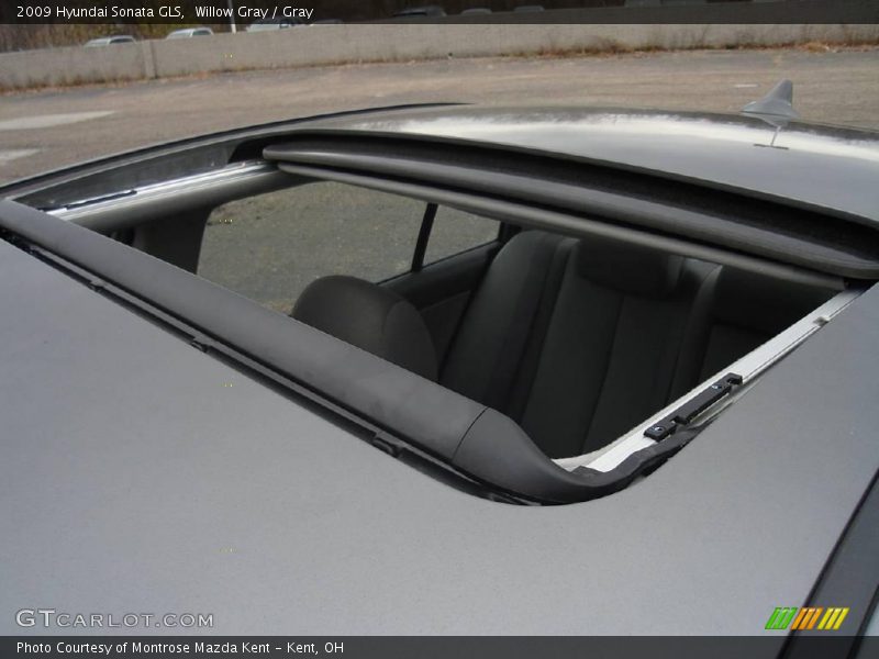 Willow Gray / Gray 2009 Hyundai Sonata GLS