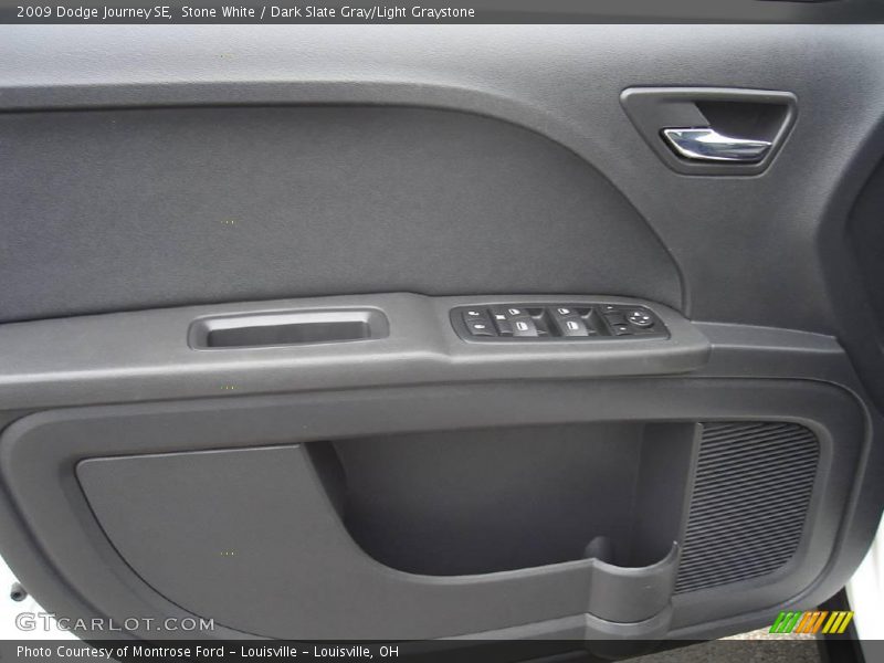 Stone White / Dark Slate Gray/Light Graystone 2009 Dodge Journey SE