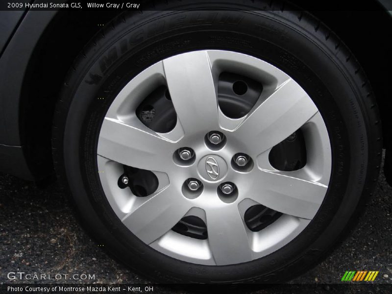 Willow Gray / Gray 2009 Hyundai Sonata GLS