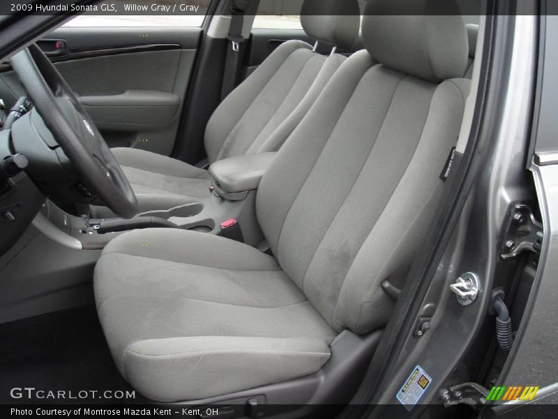 Willow Gray / Gray 2009 Hyundai Sonata GLS