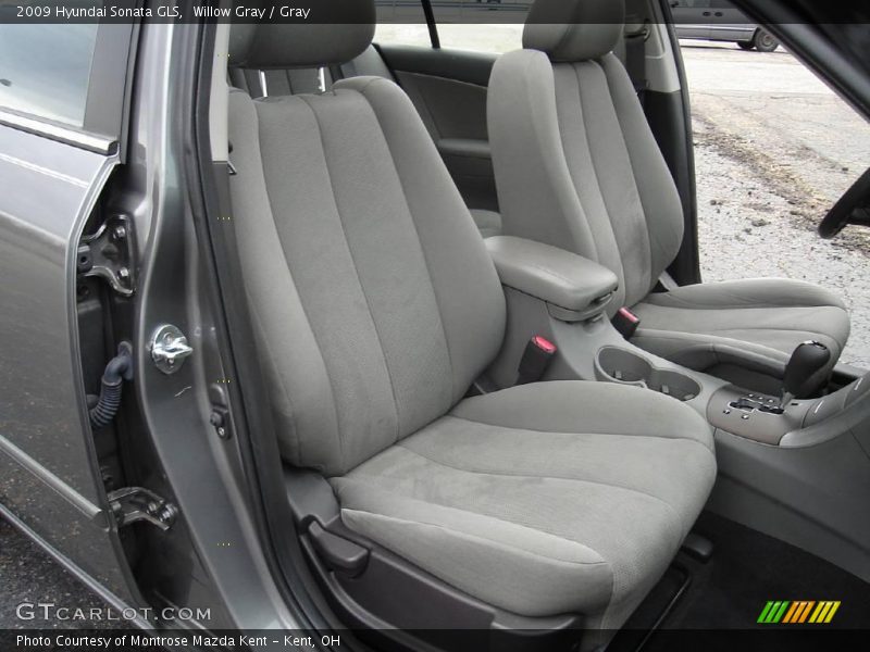 Willow Gray / Gray 2009 Hyundai Sonata GLS