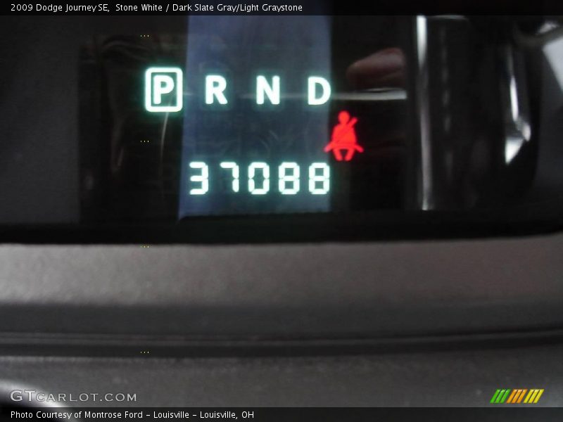 Stone White / Dark Slate Gray/Light Graystone 2009 Dodge Journey SE