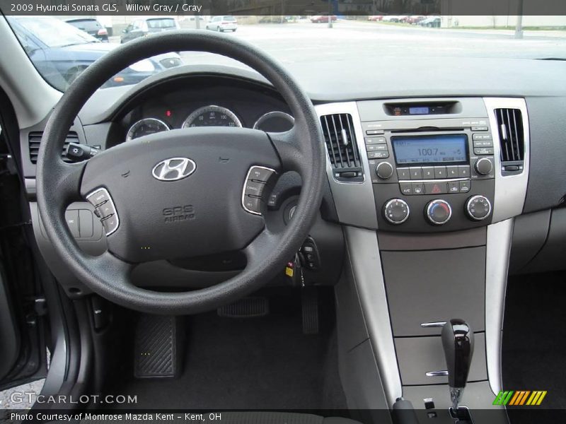 Willow Gray / Gray 2009 Hyundai Sonata GLS