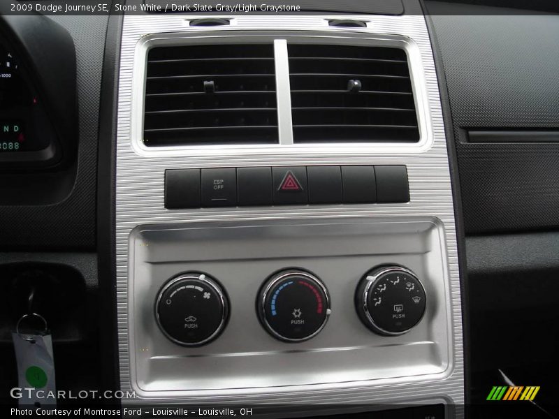 Stone White / Dark Slate Gray/Light Graystone 2009 Dodge Journey SE