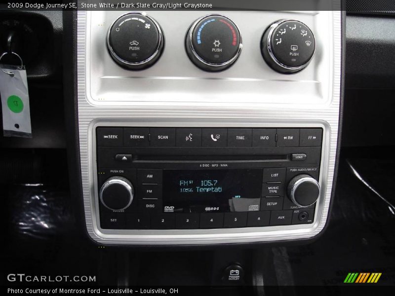 Stone White / Dark Slate Gray/Light Graystone 2009 Dodge Journey SE