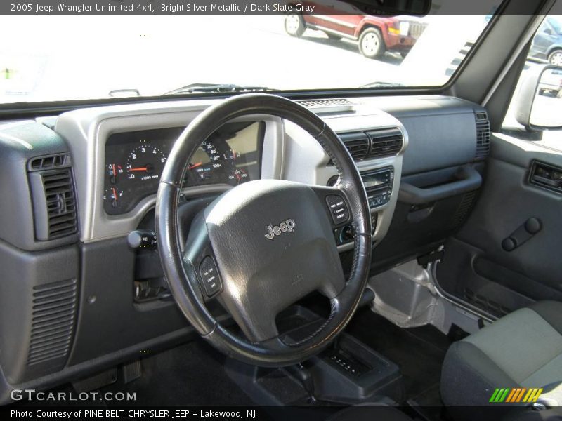 Bright Silver Metallic / Dark Slate Gray 2005 Jeep Wrangler Unlimited 4x4
