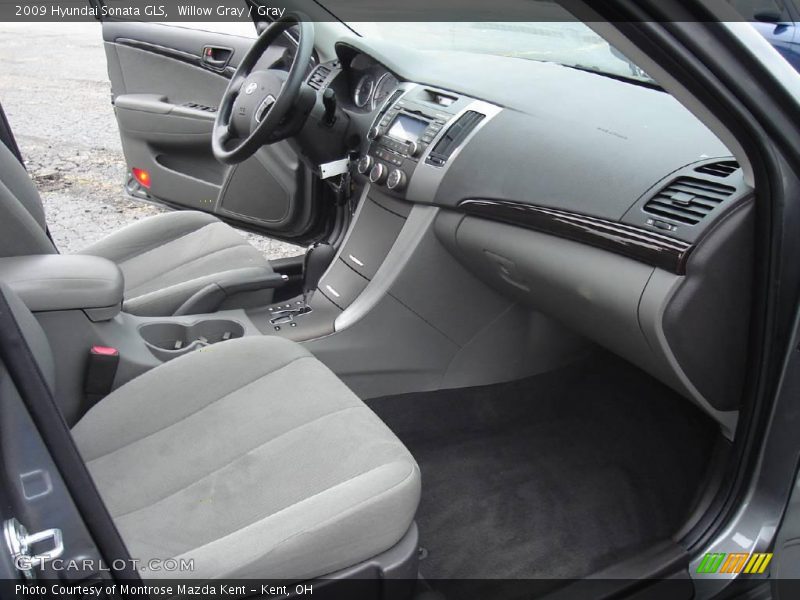 Willow Gray / Gray 2009 Hyundai Sonata GLS