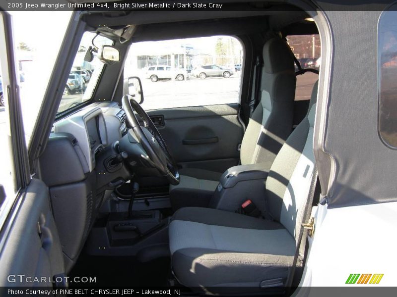 Bright Silver Metallic / Dark Slate Gray 2005 Jeep Wrangler Unlimited 4x4
