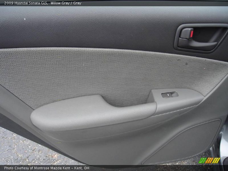 Willow Gray / Gray 2009 Hyundai Sonata GLS