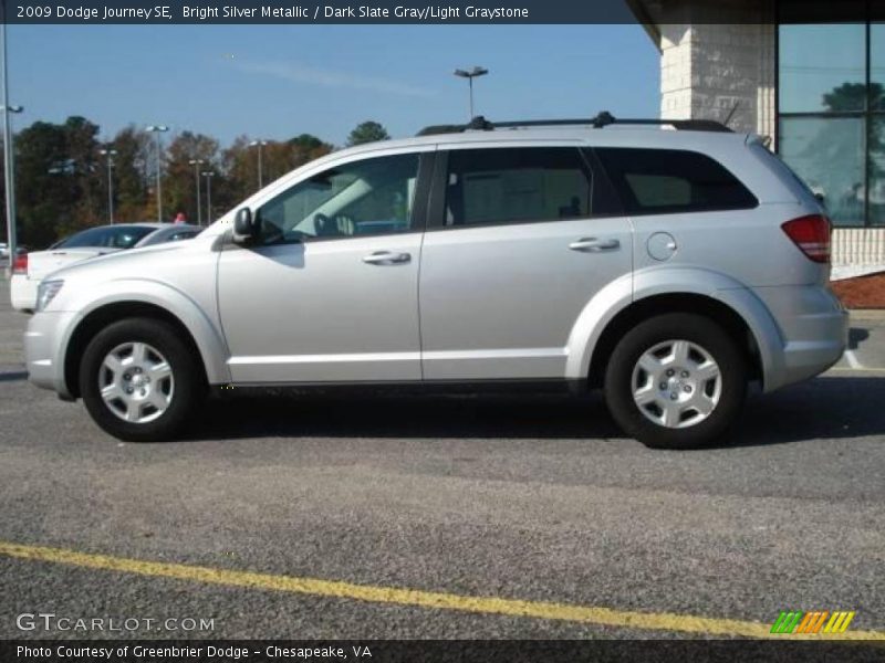 Bright Silver Metallic / Dark Slate Gray/Light Graystone 2009 Dodge Journey SE