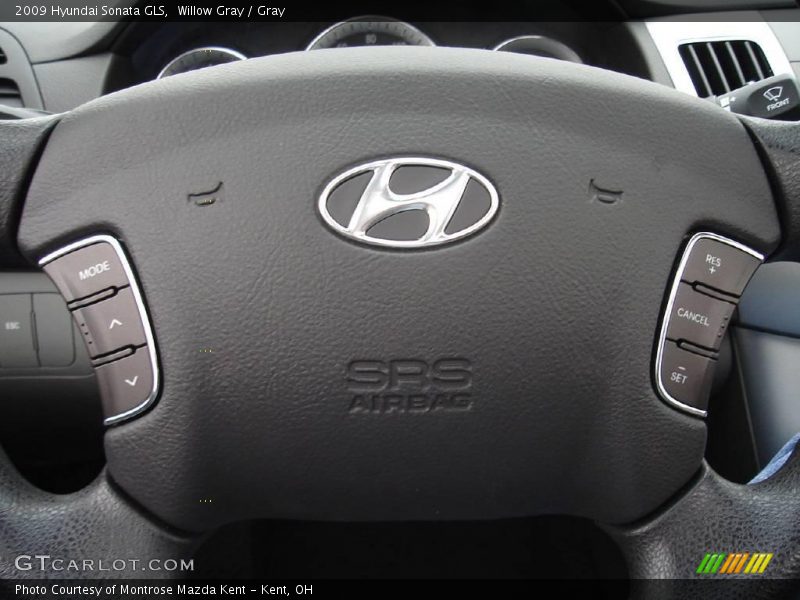 Willow Gray / Gray 2009 Hyundai Sonata GLS