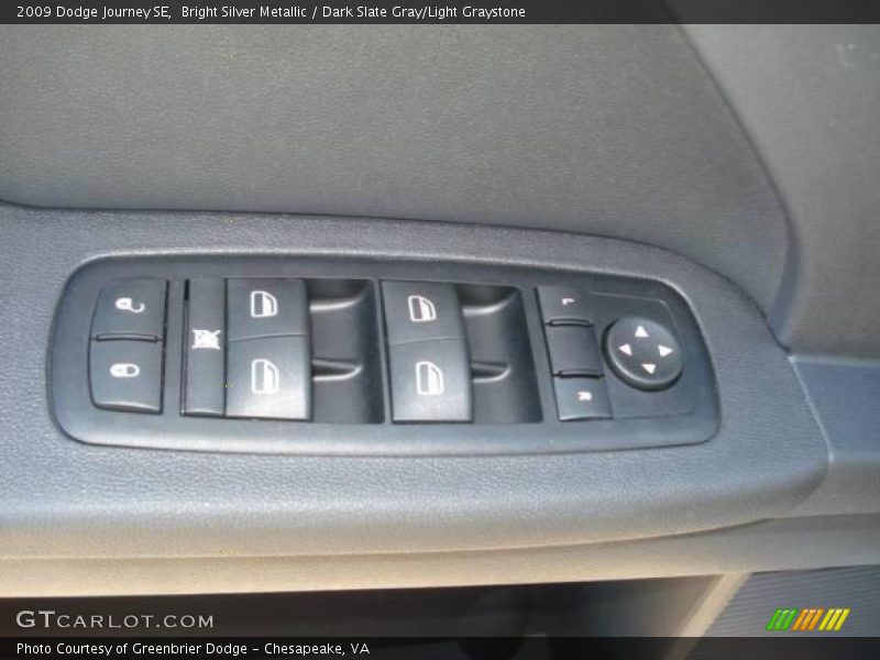 Bright Silver Metallic / Dark Slate Gray/Light Graystone 2009 Dodge Journey SE
