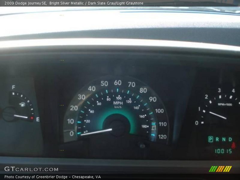 Bright Silver Metallic / Dark Slate Gray/Light Graystone 2009 Dodge Journey SE