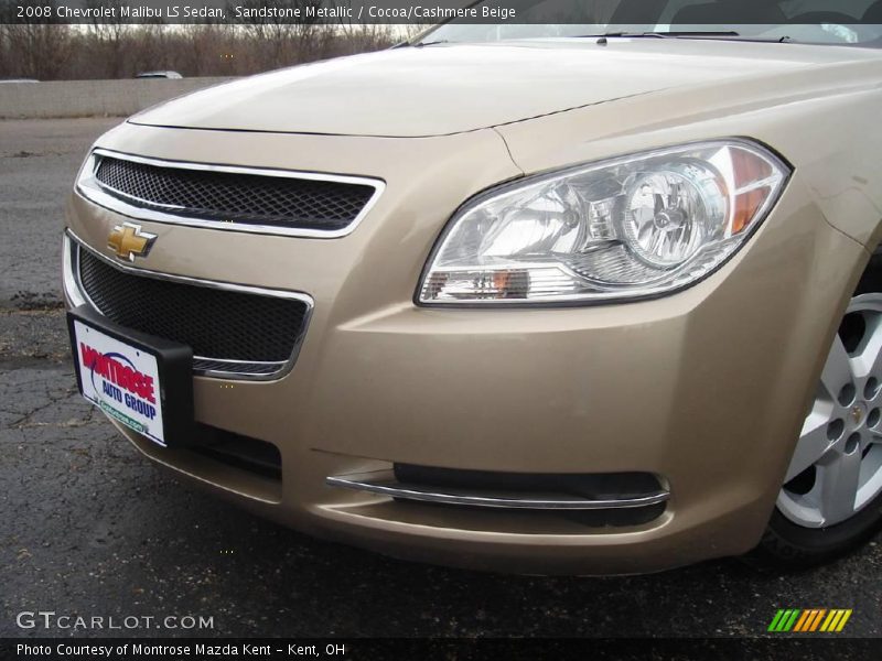 Sandstone Metallic / Cocoa/Cashmere Beige 2008 Chevrolet Malibu LS Sedan