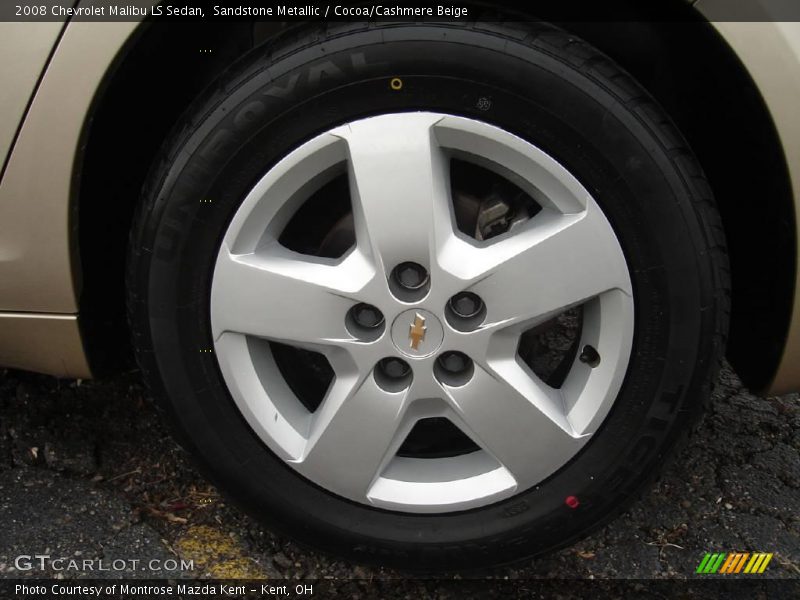 Sandstone Metallic / Cocoa/Cashmere Beige 2008 Chevrolet Malibu LS Sedan