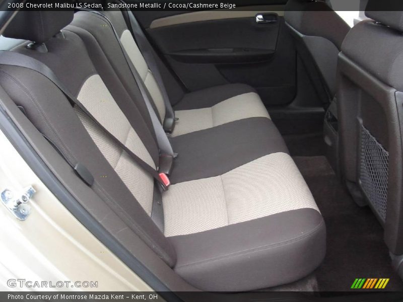 Sandstone Metallic / Cocoa/Cashmere Beige 2008 Chevrolet Malibu LS Sedan