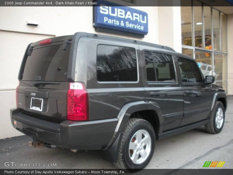 Dark Khaki Pearl / Khaki 2006 Jeep Commander 4x4