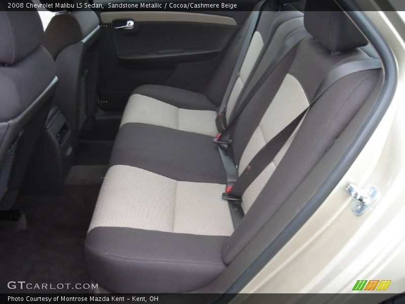 Sandstone Metallic / Cocoa/Cashmere Beige 2008 Chevrolet Malibu LS Sedan