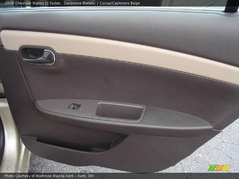 Sandstone Metallic / Cocoa/Cashmere Beige 2008 Chevrolet Malibu LS Sedan