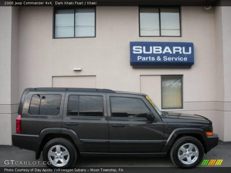 Dark Khaki Pearl / Khaki 2006 Jeep Commander 4x4