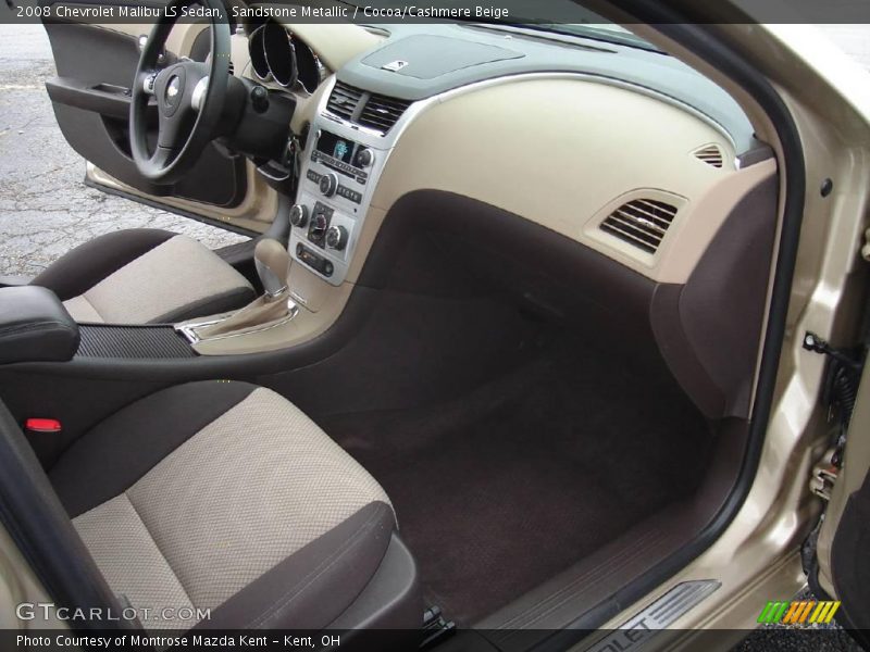 Sandstone Metallic / Cocoa/Cashmere Beige 2008 Chevrolet Malibu LS Sedan