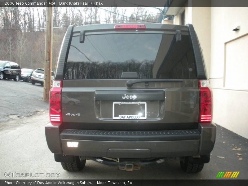 Dark Khaki Pearl / Khaki 2006 Jeep Commander 4x4