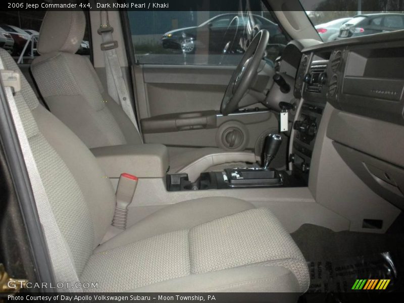 Dark Khaki Pearl / Khaki 2006 Jeep Commander 4x4