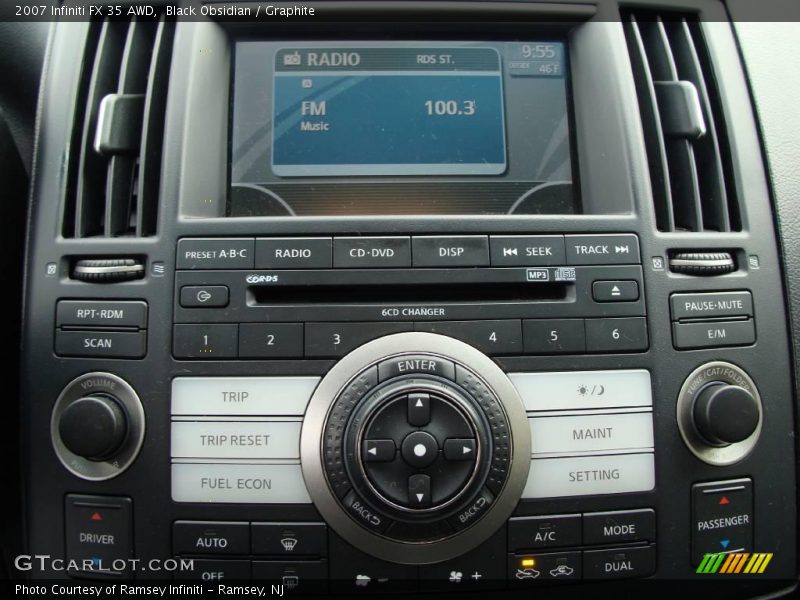 Black Obsidian / Graphite 2007 Infiniti FX 35 AWD