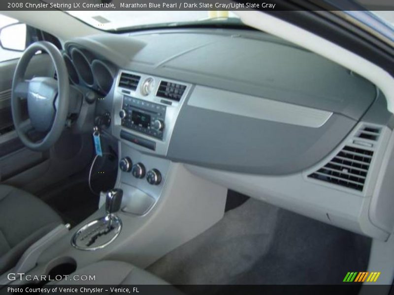 Marathon Blue Pearl / Dark Slate Gray/Light Slate Gray 2008 Chrysler Sebring LX Convertible